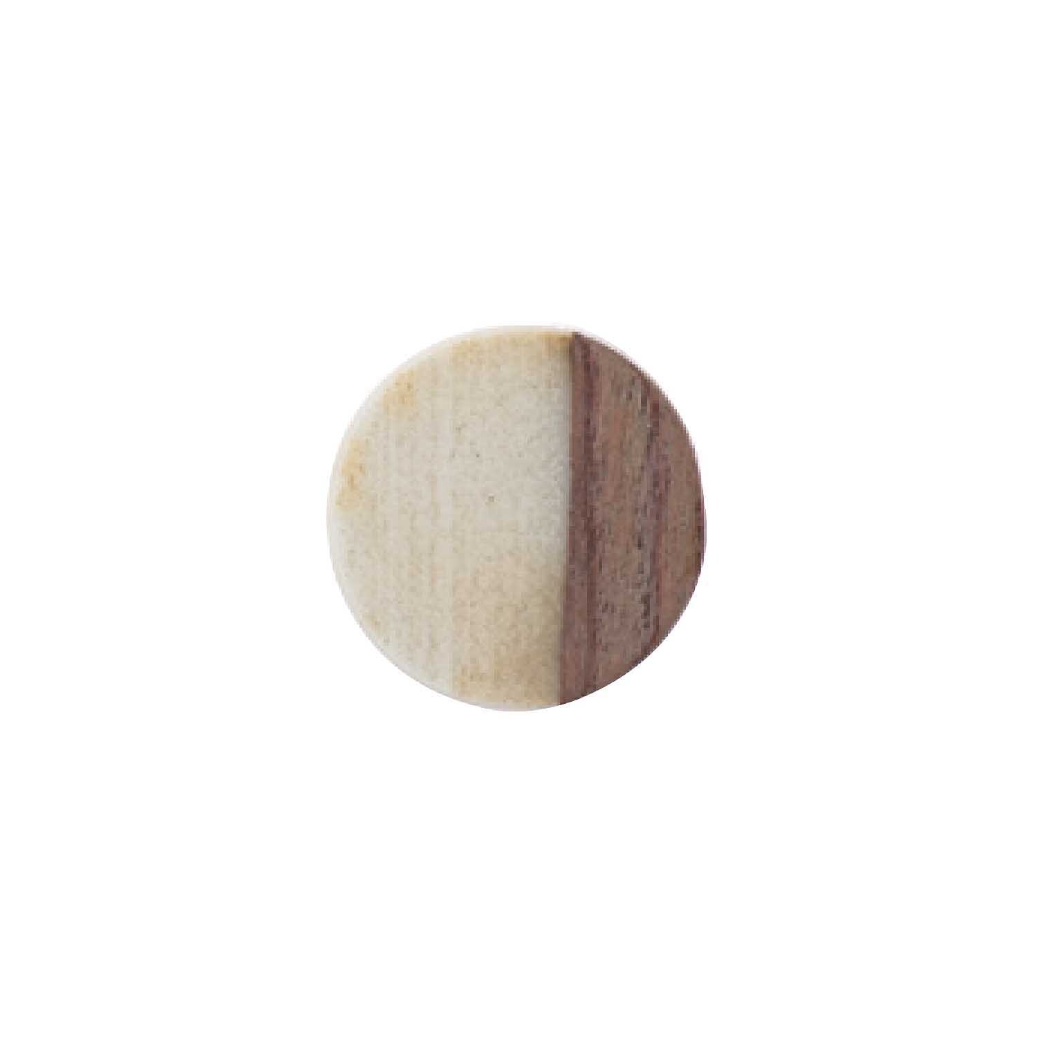 Holzscheiben 15x5mm 8 Stück von Rico Design, zweifarbig, ideal für kreative Bastelprojekte.