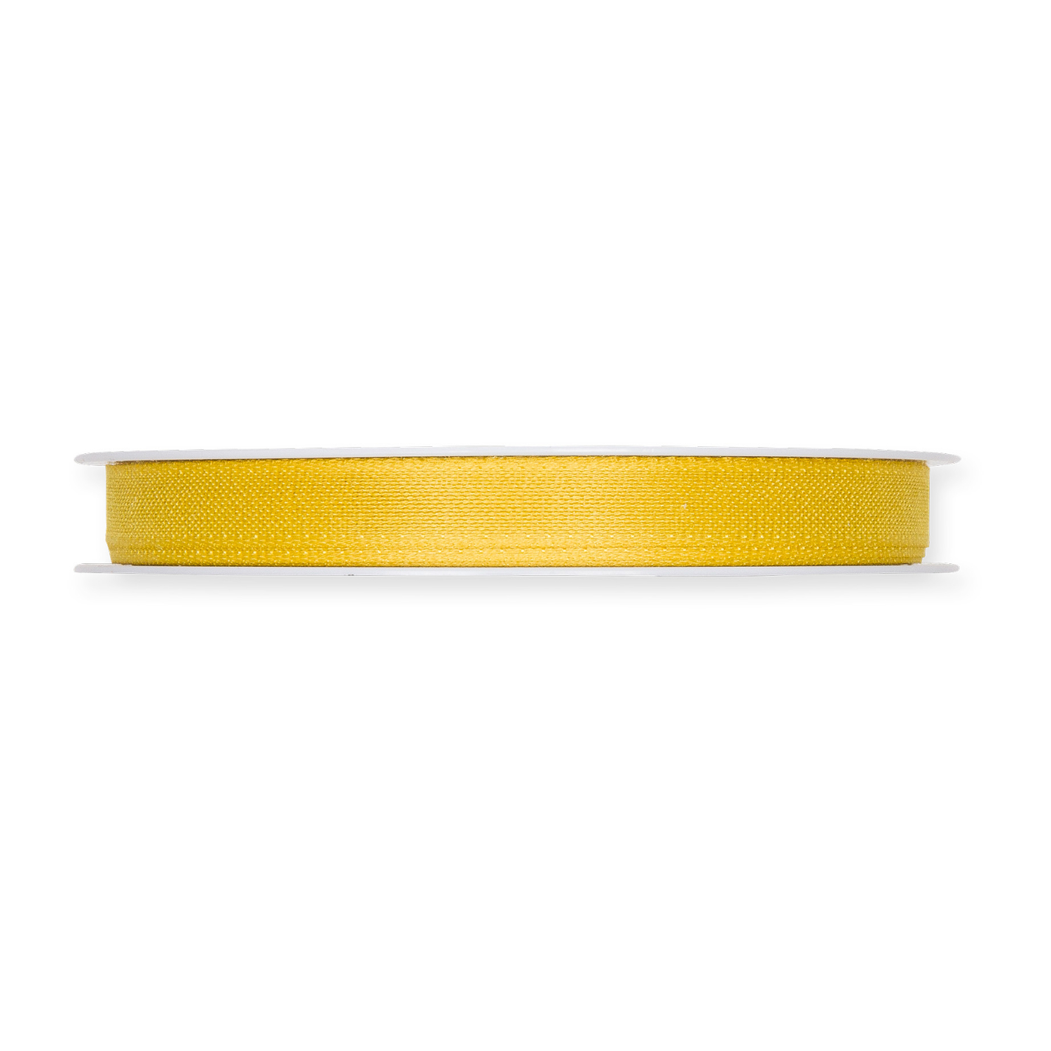 Dekoband in Baumwolloptik 10mm 7m Farbe Honiggelb von Halbach Seidenbänder 