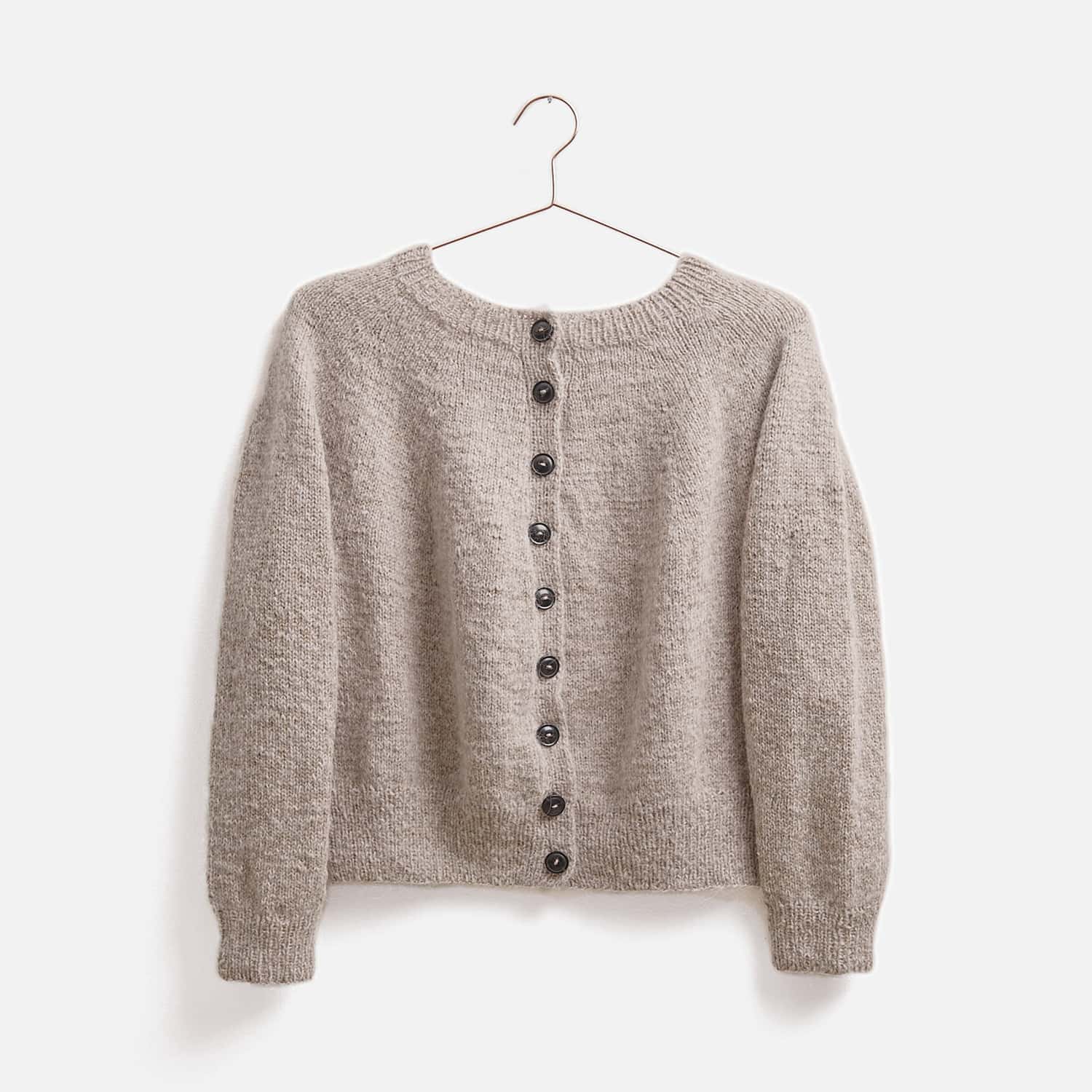 Gestrickter Cardigan: Modell 14 aus dem Heft Top Down Knitting Special 2