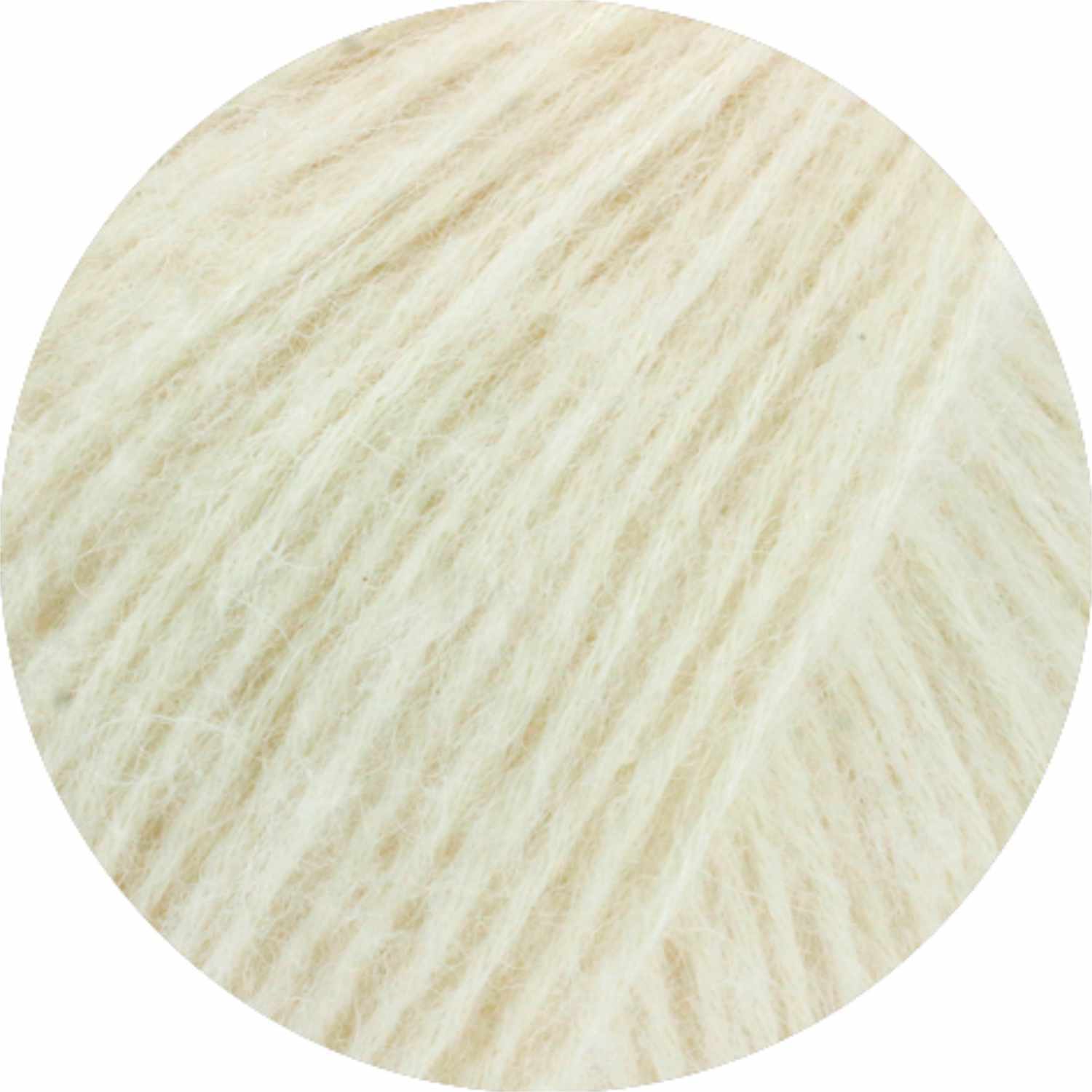 Natural Alpaca Pelo 50g 125m Farbe Rohweiß von LANA GROSSA Mode mit Wolle Handels- und Vertriebs 