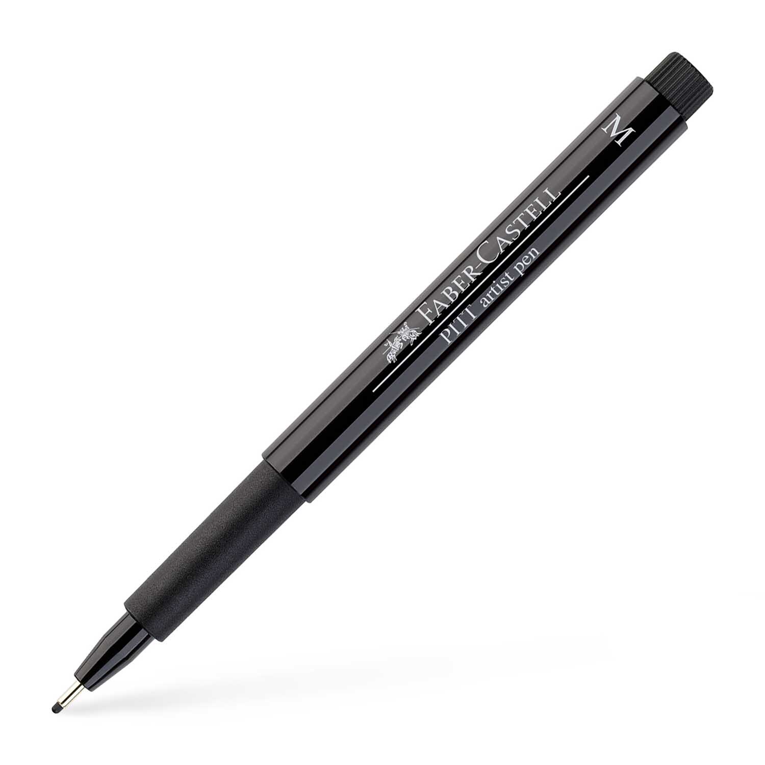 PITT artist pen medium von Faber Castell in Schwarz, ideal für präzises Zeichnen und Skizzieren.