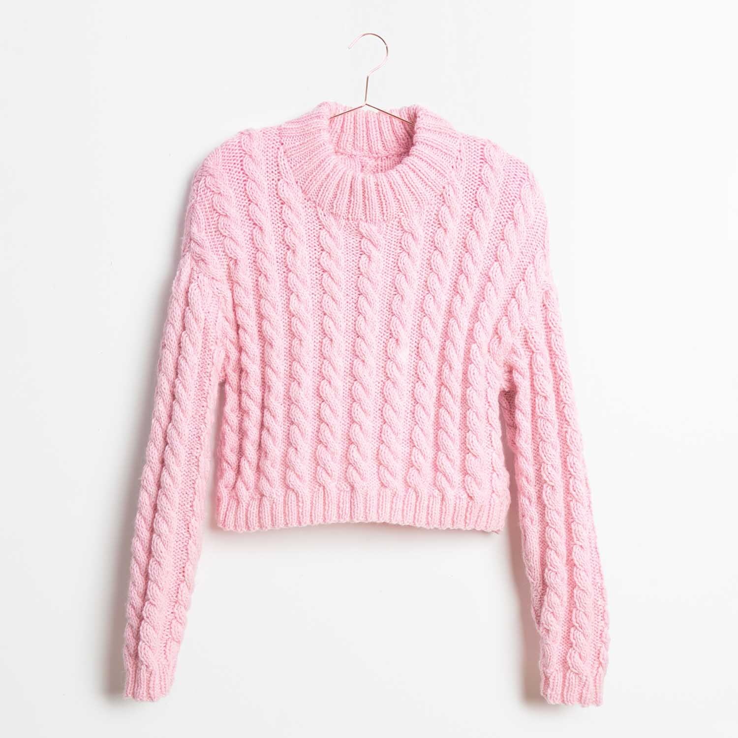 Strickanleitung Pullover aus Essentials Alpaca Blend chunky von idee. Creativmarkt 