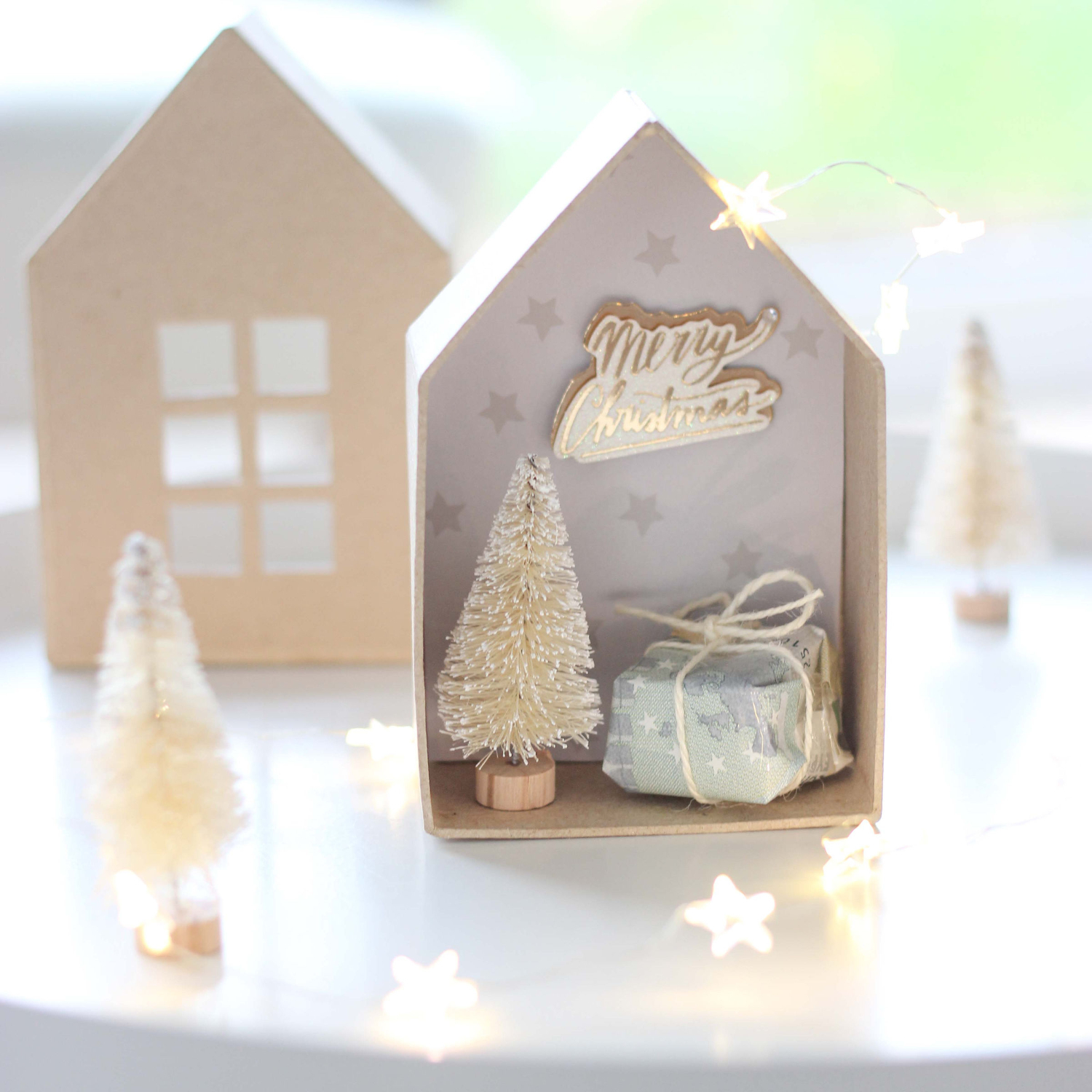 Bastelanleitung Geldgeschenk in Weihnachtskulisse von idee. Creativmarkt 