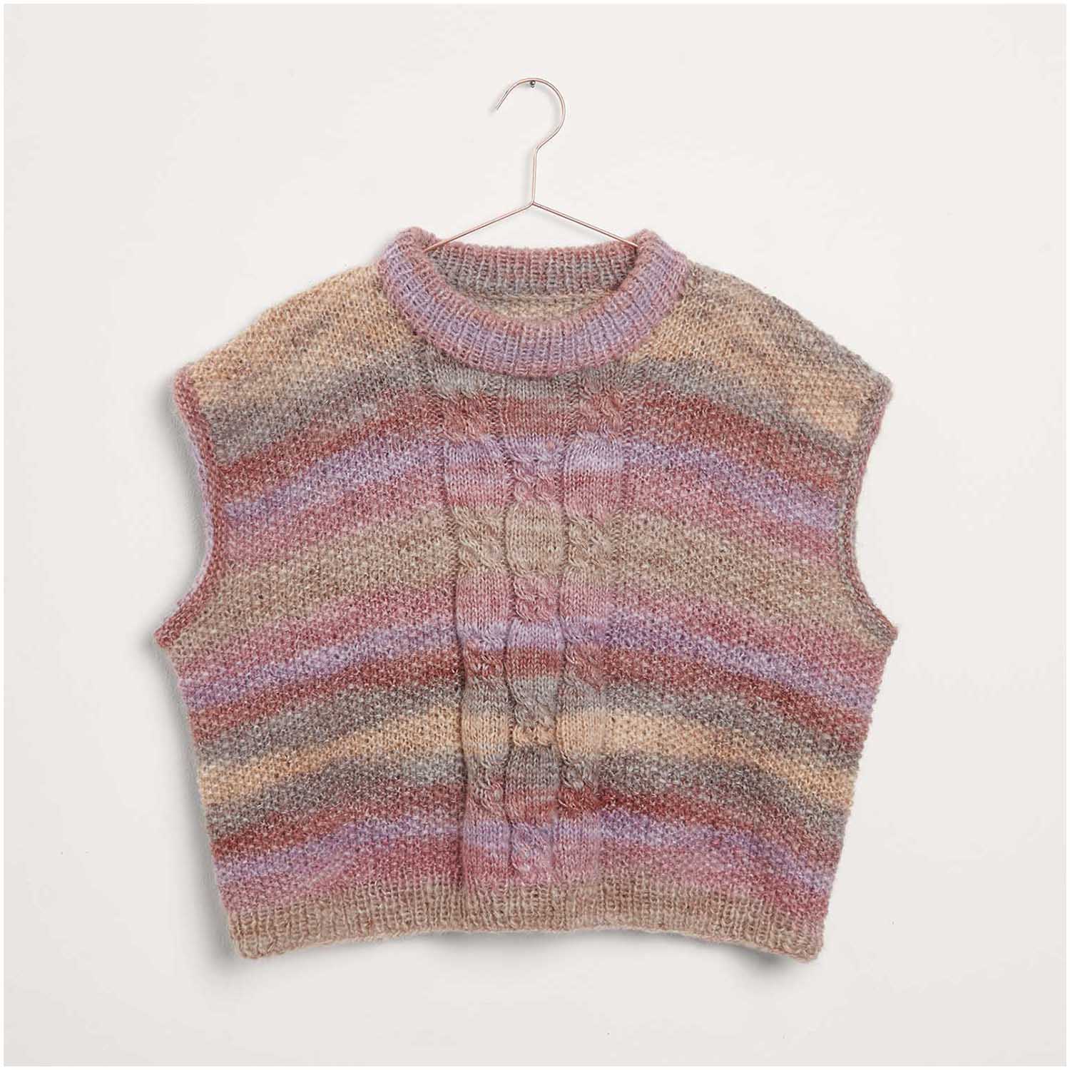 Gestrickter Pullunder: Modell 05 aus dem Heft Creative Painted Power Special