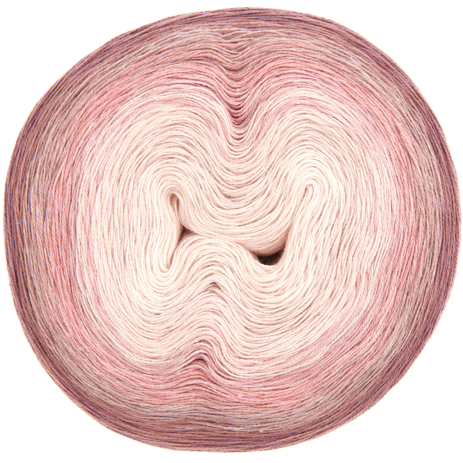 Creative Cotton Dégradé Lucky 8, altrosa Farbverlaufsgarn von Rico Design, 200g, 800m.
