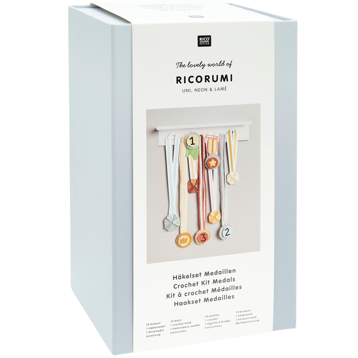 Ricorumi Häkelset Medaillen von Rico Design