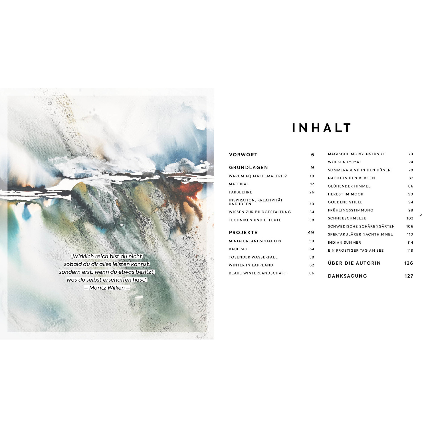 Aquarell Landscapes von Edition Michael Fischer 