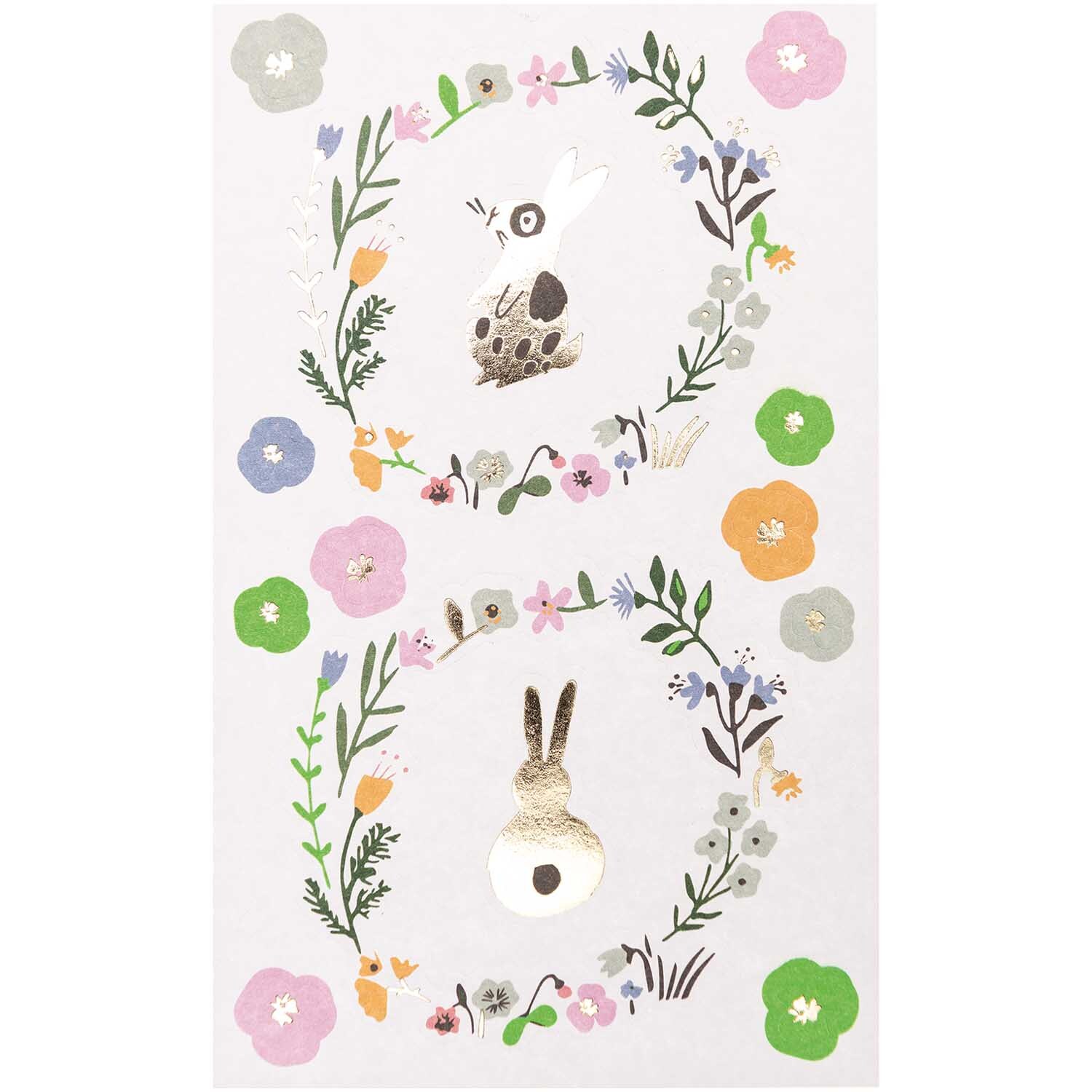 Paper Poetry Sticker Bunny Hop Hasen 44 Stück von Rico Design