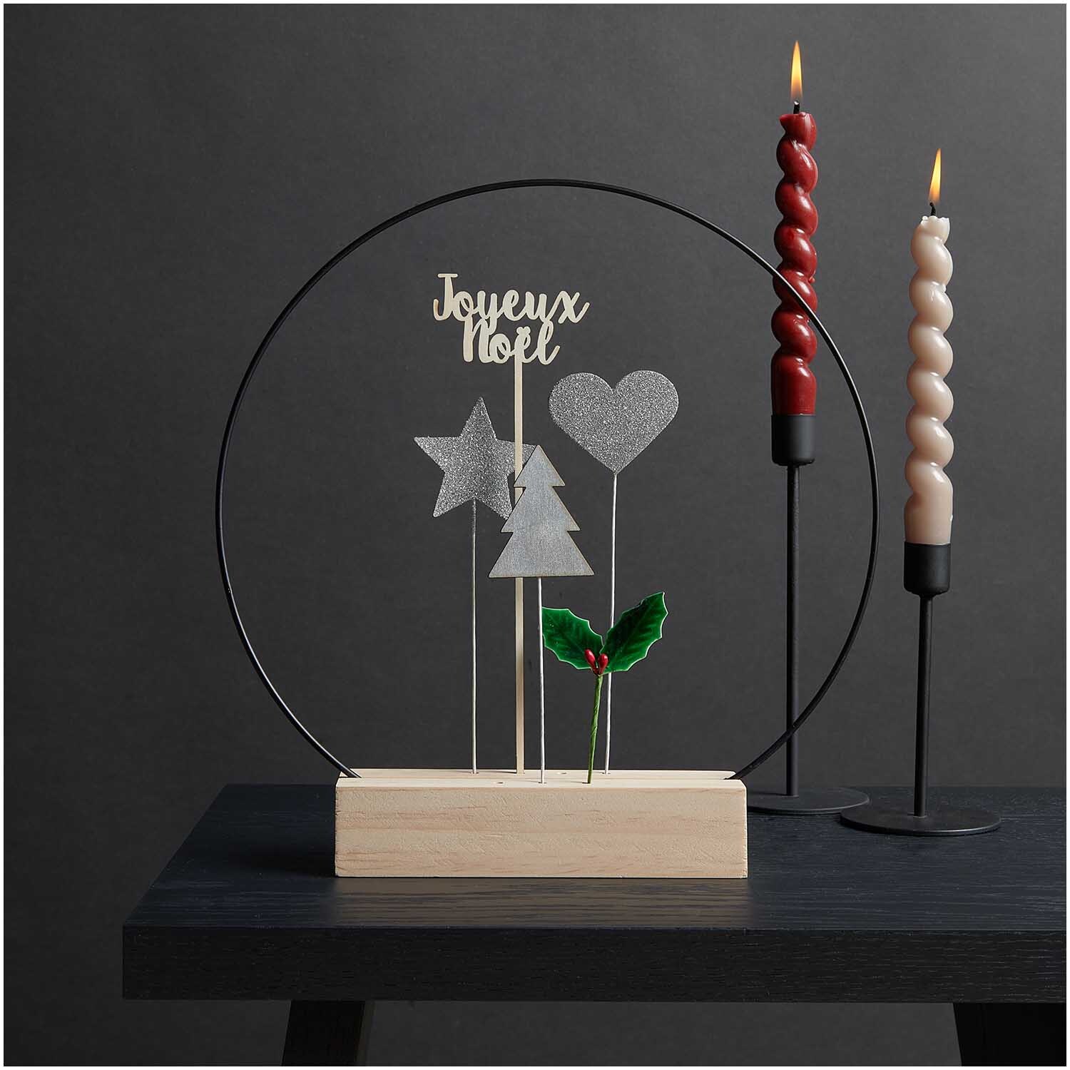 Picker Tannenbaum 27x5cm Farbe Gold von Rico Design