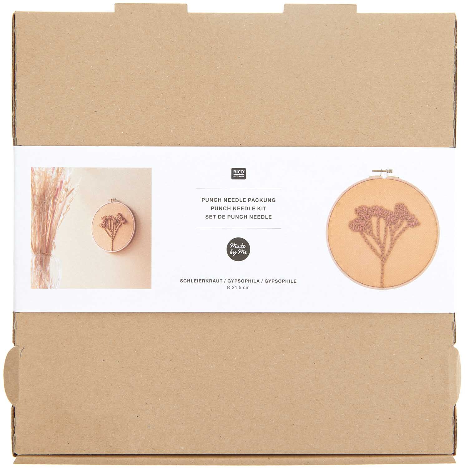 Punch Needle Packung Bild Schleierkraut inkl. Punch Needle von Rico Design