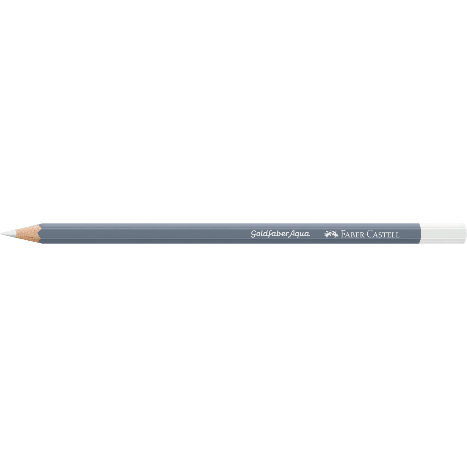 Goldfarber Aqua Aquarellstift von Faber Castell in Weiß, ideal für kreative Aquarellkunst.