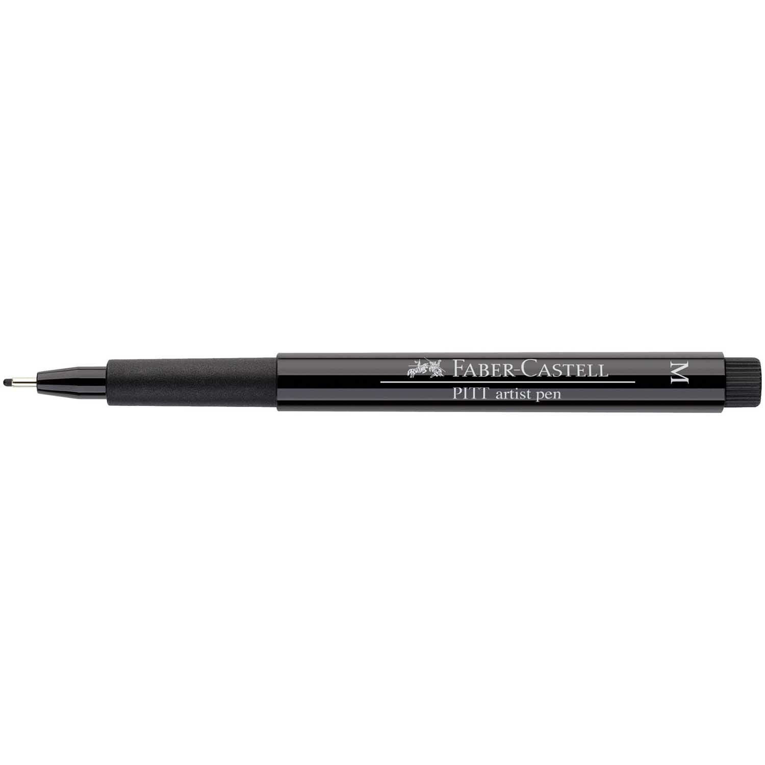 PITT artist pen medium von Faber Castell in Schwarz, ideal für präzises Zeichnen und Skizzieren.