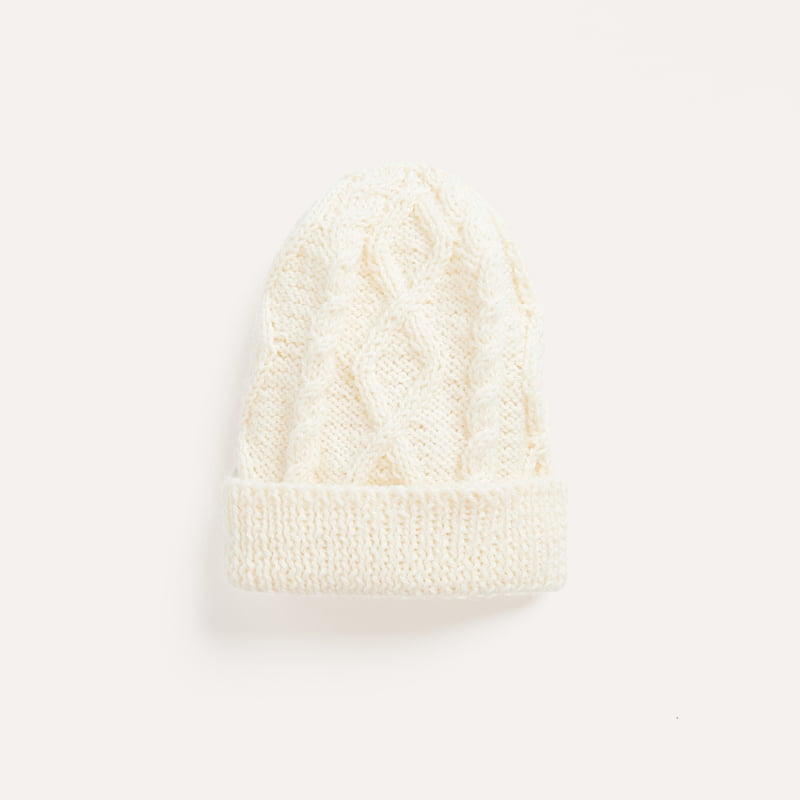 Gestrickte Babymütze: Modell 14 aus dem Heft Trachten Special I mog di