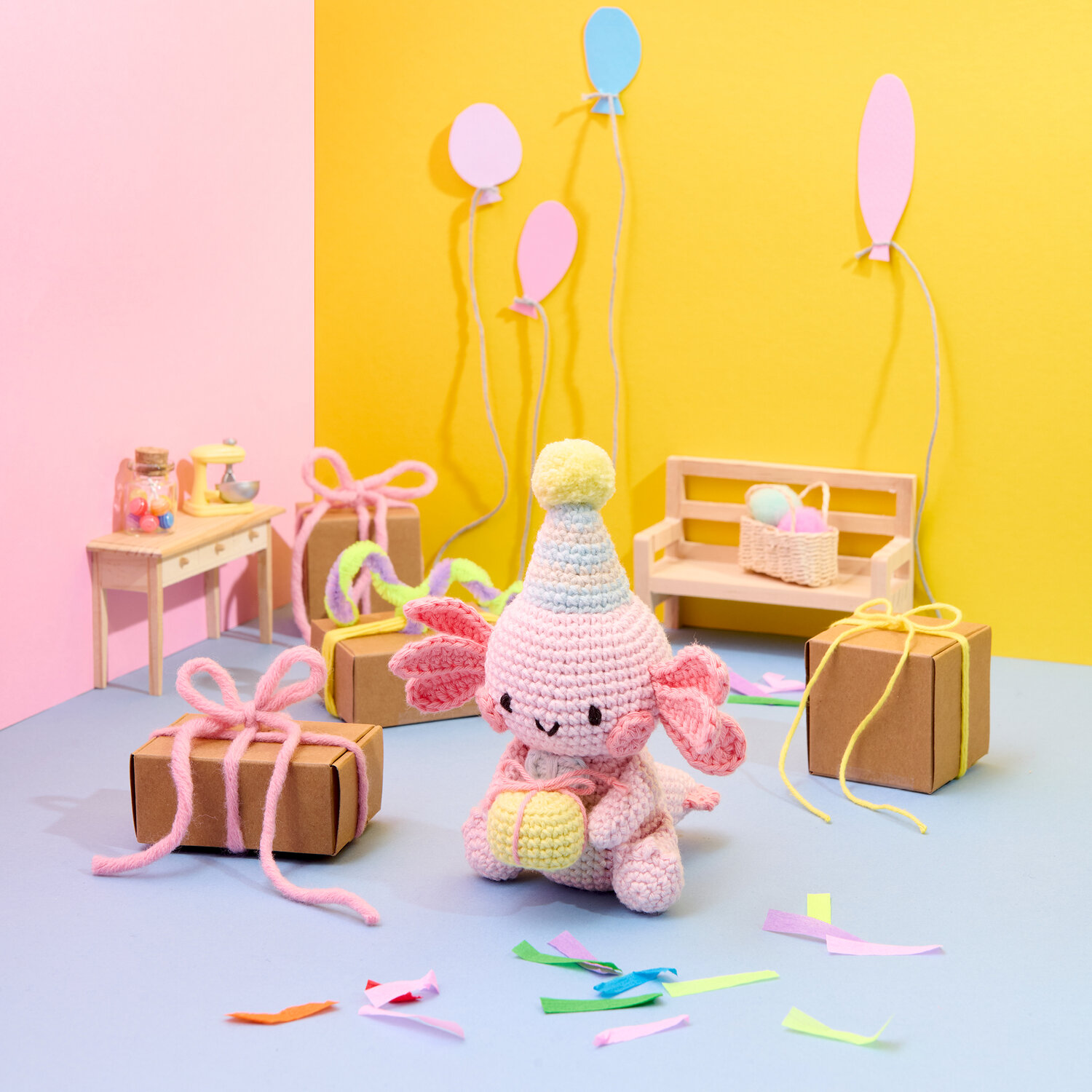 Häkelanleitung Ricorumi CAL Lovie the Axolotl von Rico Design