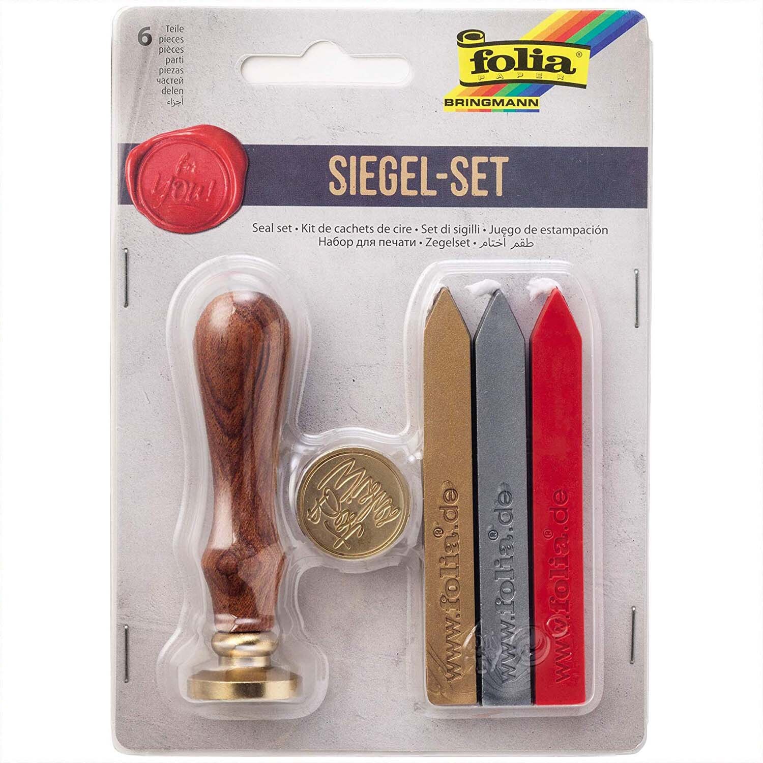 Siegel-Set 6-teilig von Max Bringmann 