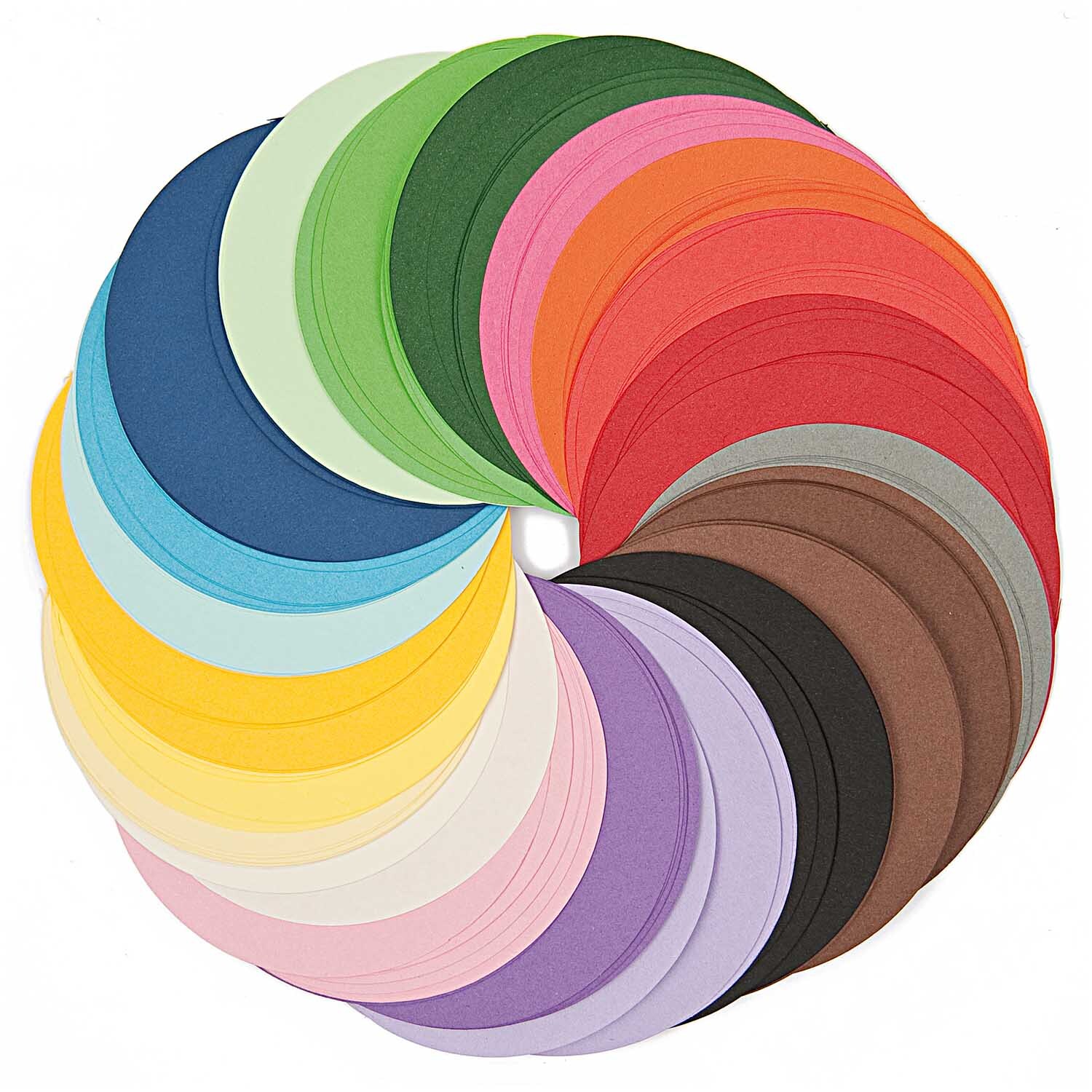 Paper Poetry Origami basic rund 15cm 200 Blatt 20 Farben von Rico Design