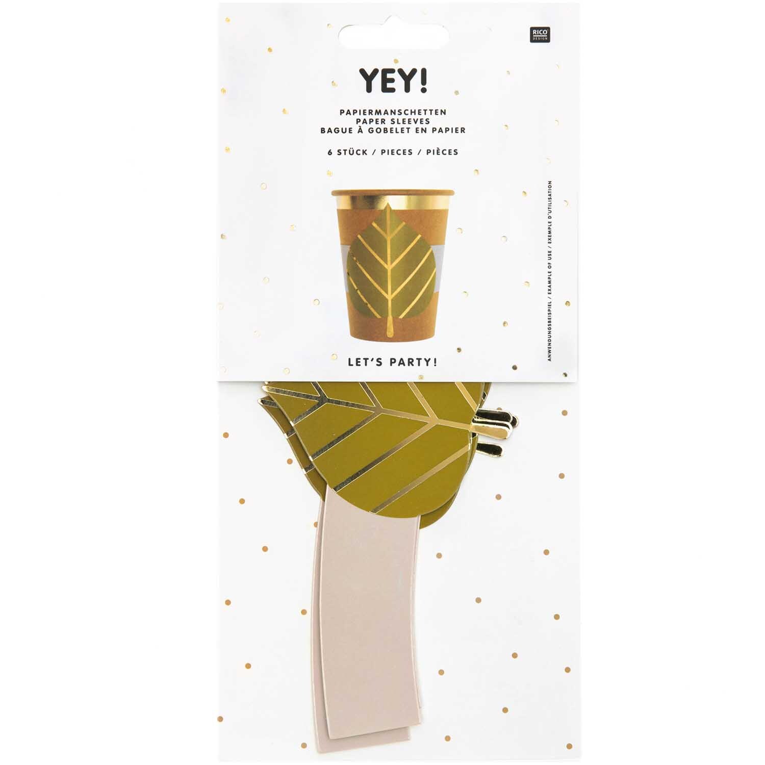 Papiermanschetten Blatt 6 Stück von Rico Design