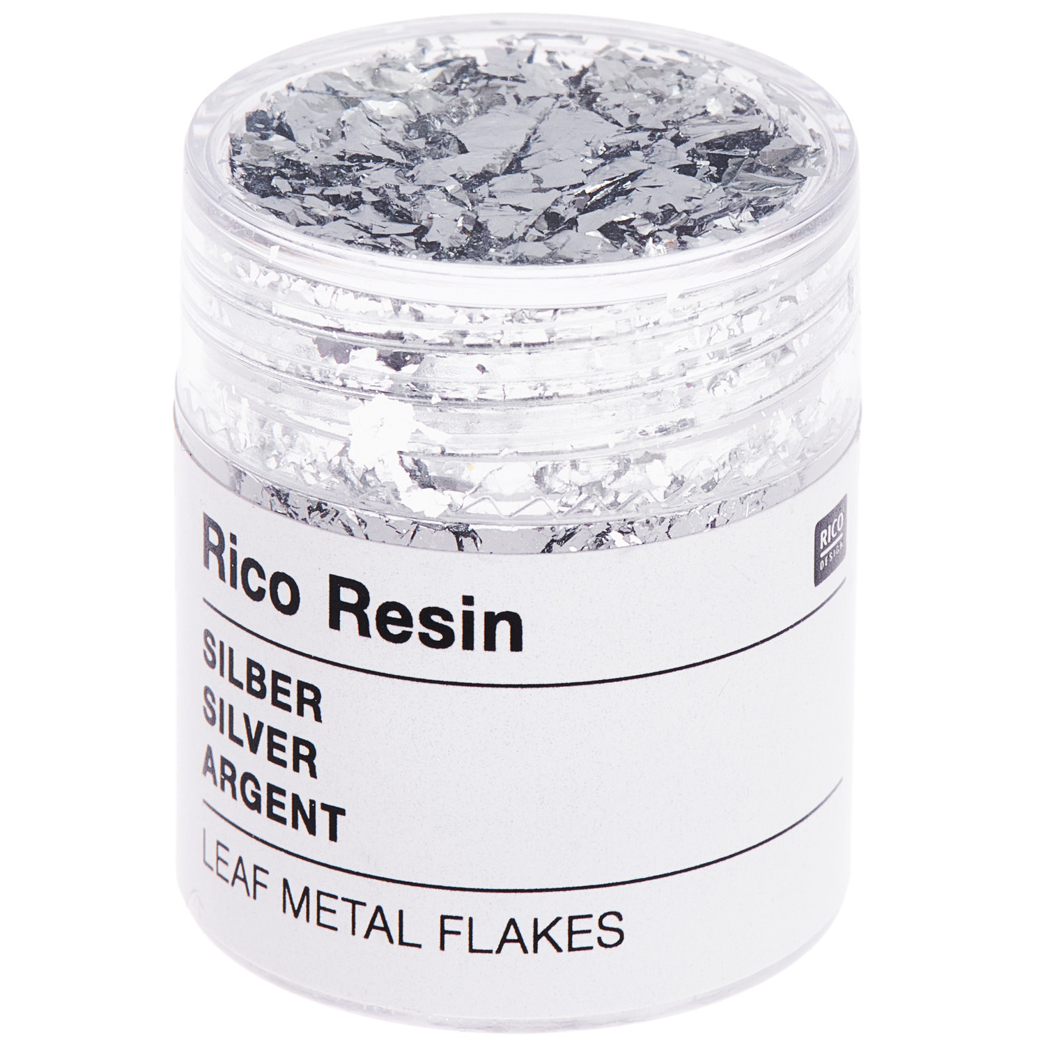 Blattmetall für Resin 5ml Farbe Silber von Rico Design