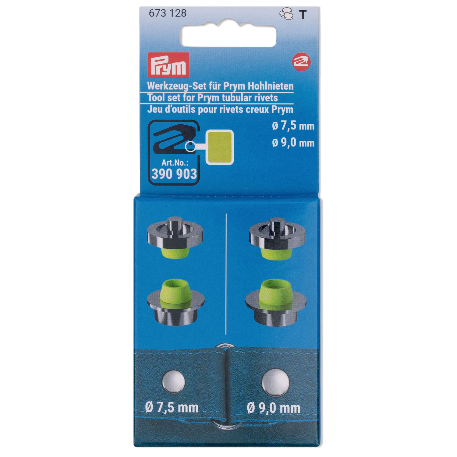 Werkzeugset Hohlnieten 7,5&9mm von Prym Consumer Europe 