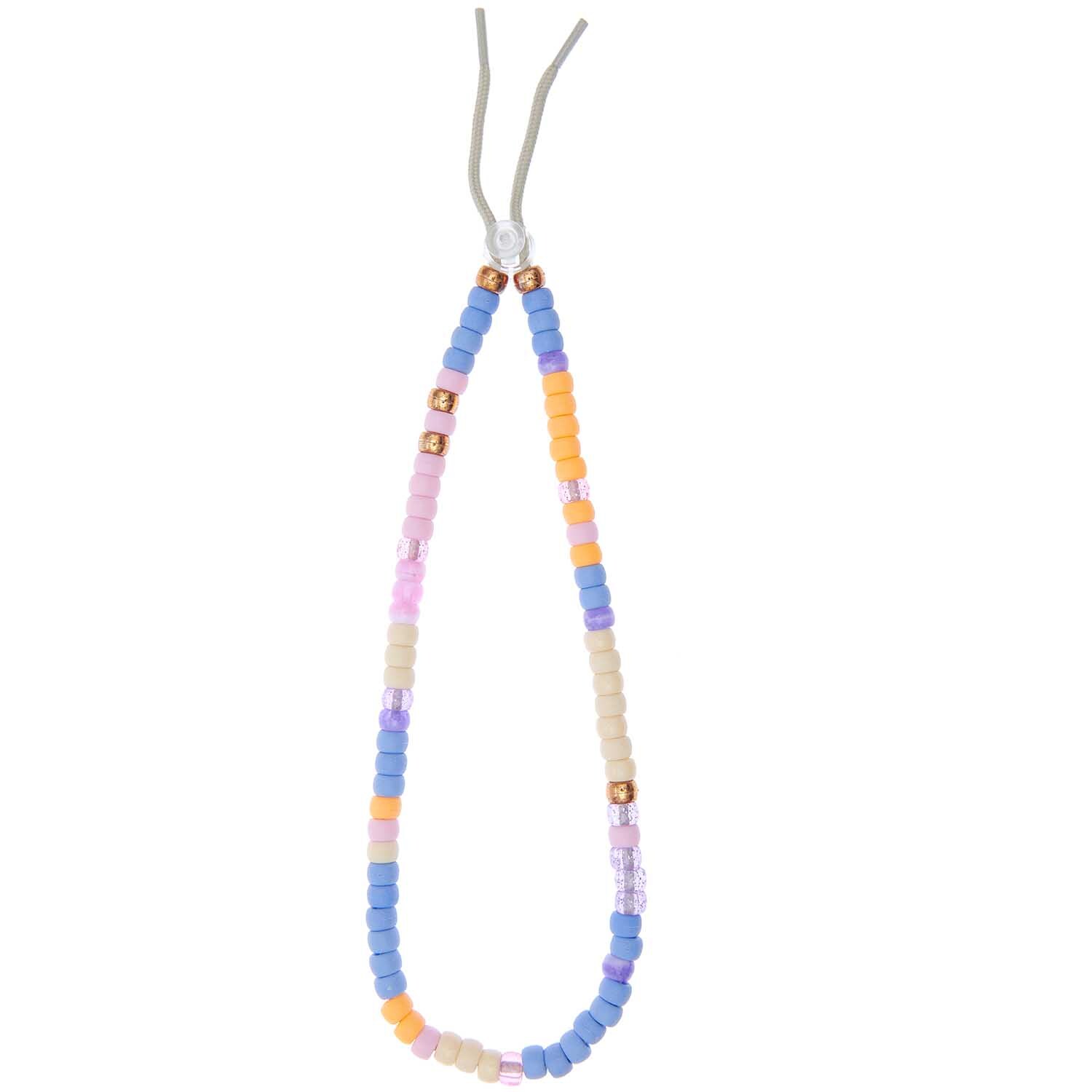 itoshii - Ponii Beads Pastell Mix 9x6mm 80 Stück, bunte Perlenkette von Rico Design in sanften Pastelltönen. Ideal für kreative Bastelprojekte.