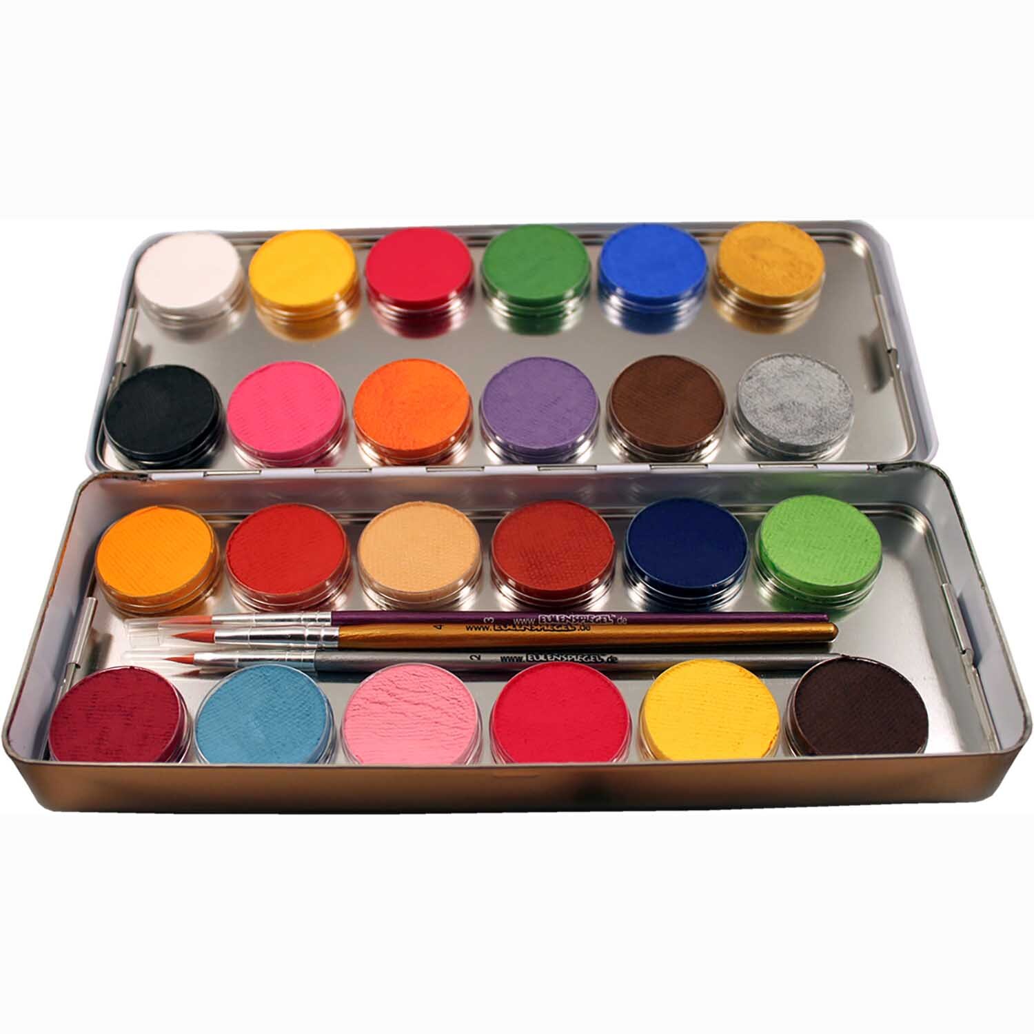 Schminkfarben 24er Set von Eulenspiegel Profi-Schminkfarben 
