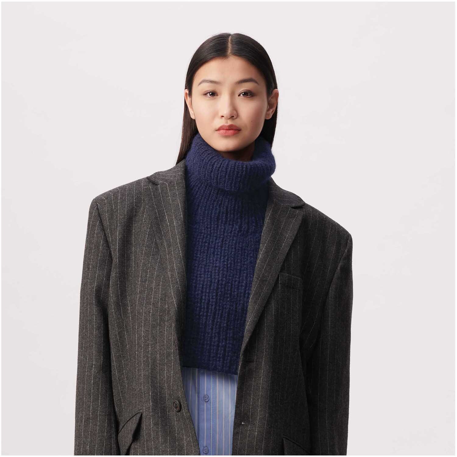 Strickset Kragen Modell 20 aus Luxury Knits Winter Special von Rico Design