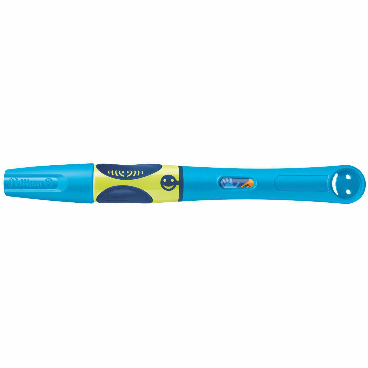 griffix® Füller für Rechtshänder in leuchtendem Blau von Pelikan, ideal für komfortables Schreiben.