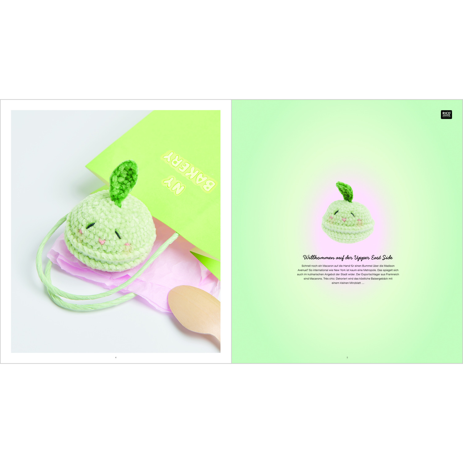 Ricorumi New York Bakery  Sprachauswahl deutsch von Rico Design