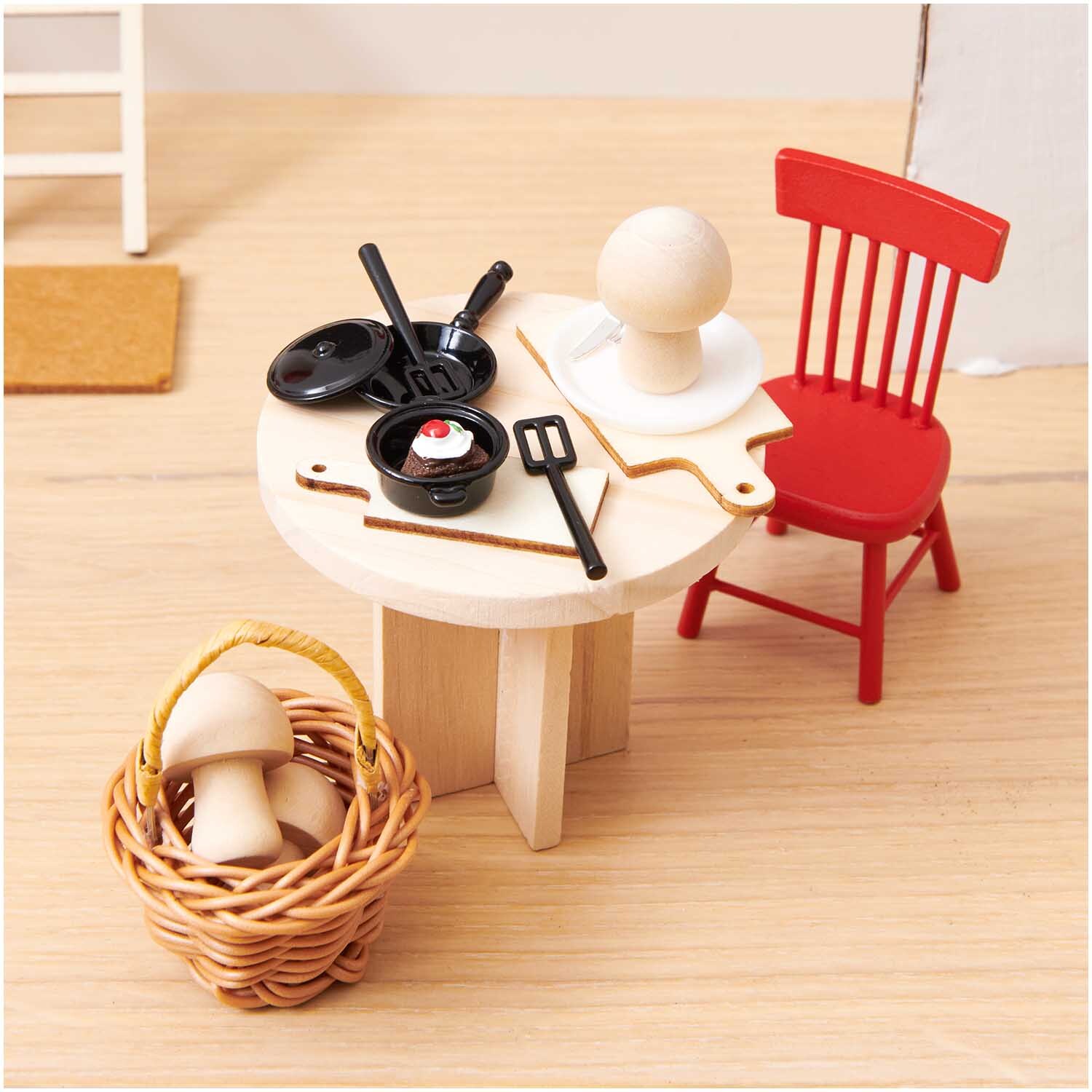 Miniatur Schokotorte 4-teilig von Rico Design