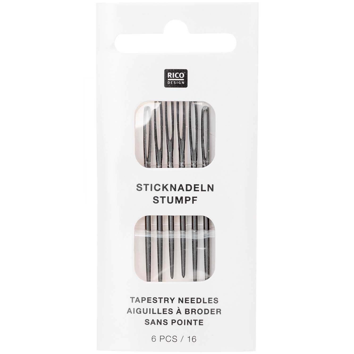 Sticknadeln stumpf 6 Stück von Rico Design