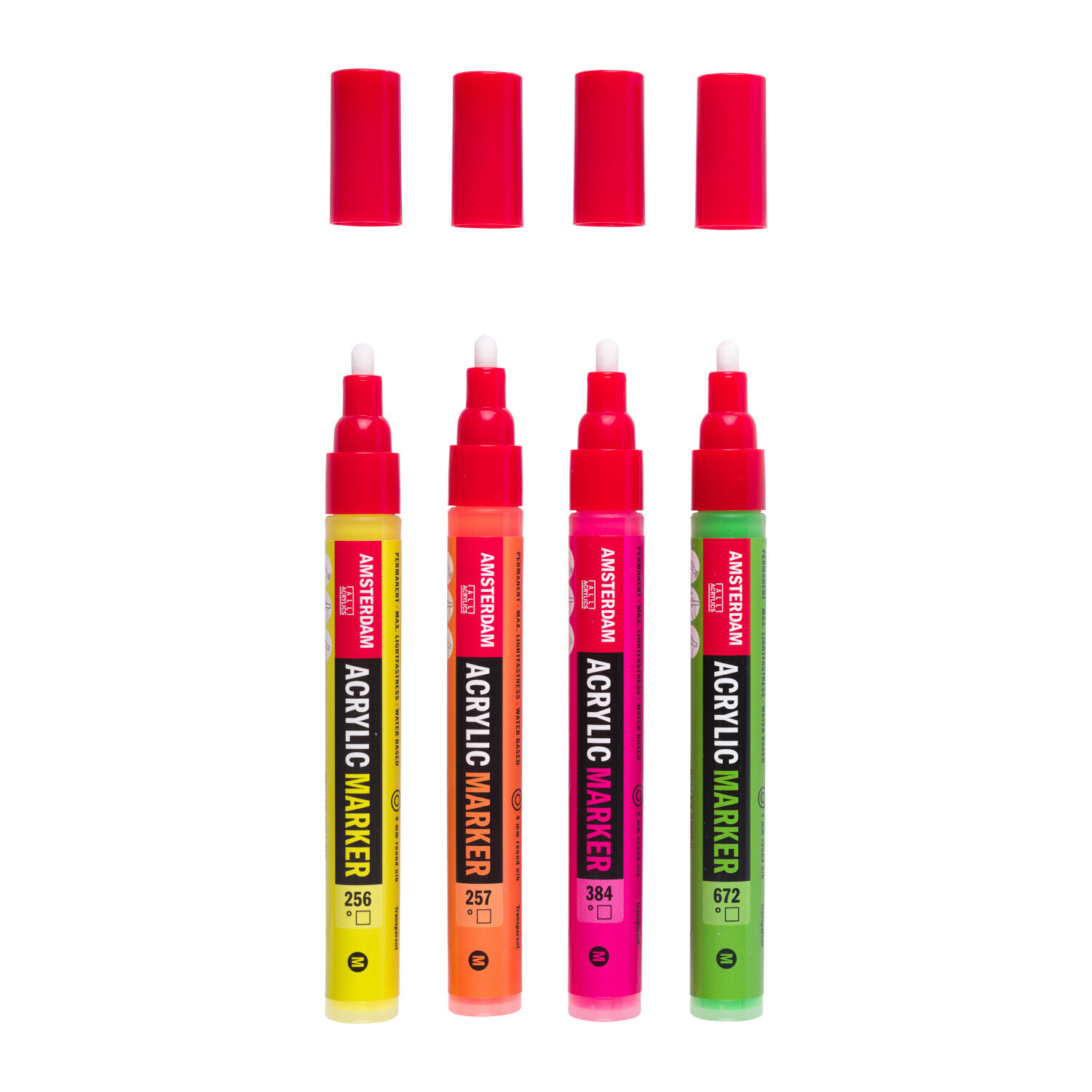 Acrylic Marker Set Reflex 4 Stück von Royal Talens