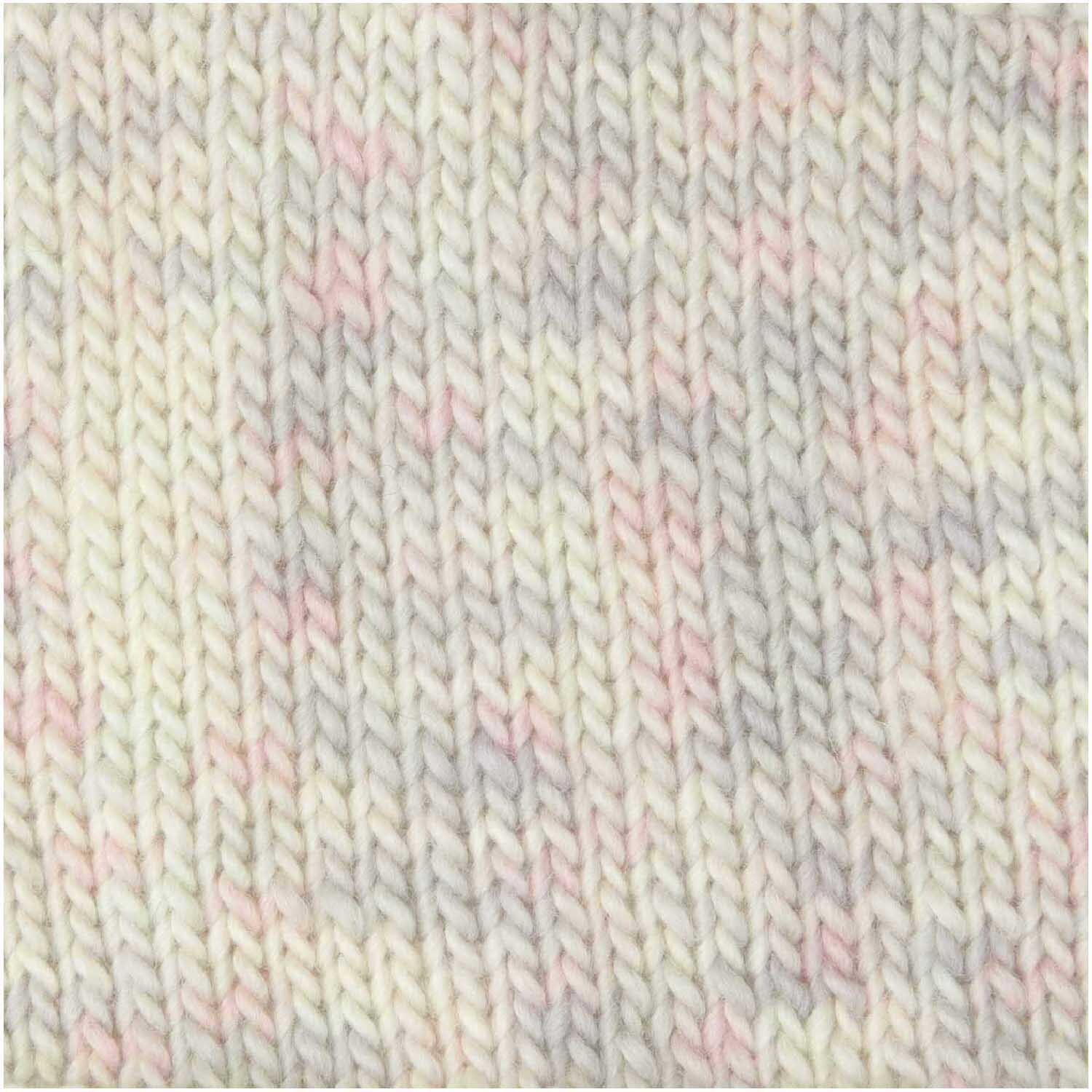 Creative Fun Felting Wool Print: Weiches Strickmuster in Pastelltönen, ideal für kreative Projekte.