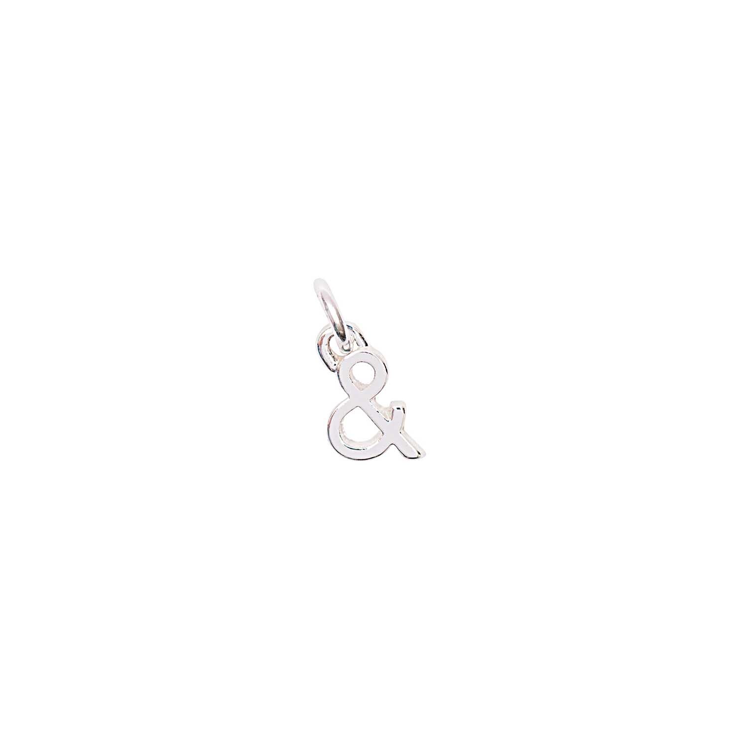 Anhänger Zeichen & silber von Rico Design, zeigt ein elegantes Ampersand-Symbol in Silber.