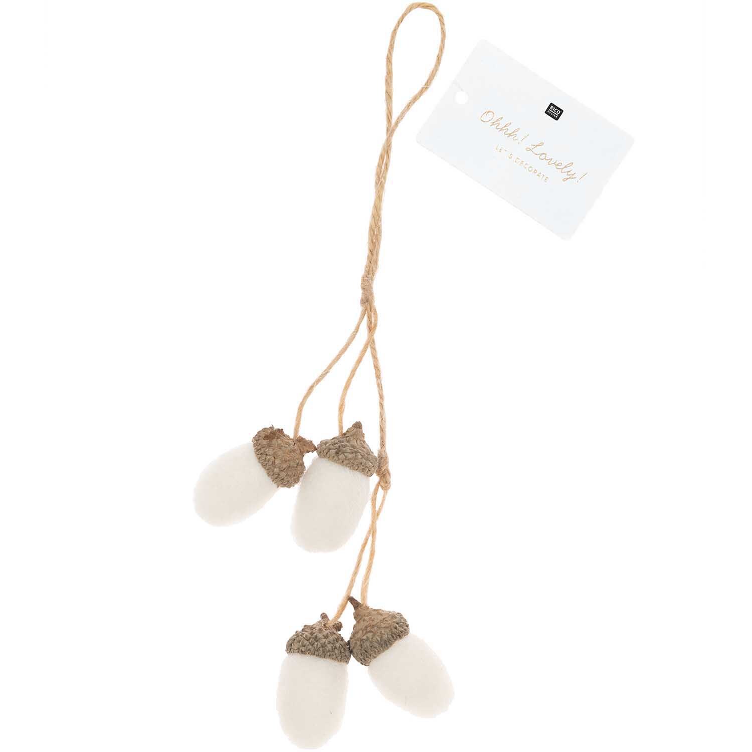 Filzhänger Eichelbündel natur 5x22cm von Rico Design