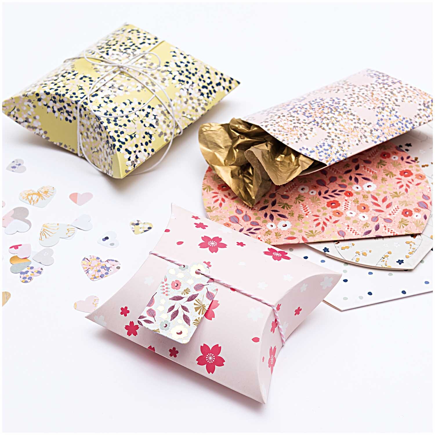Paper Poetry Geschenkschachteln 6 Stück Hot Foil von Rico Design