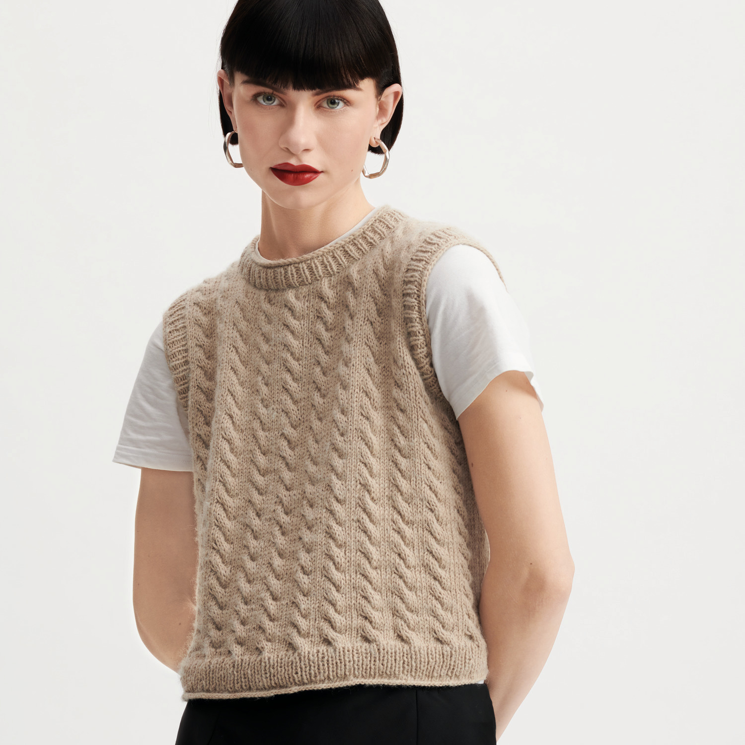 Strickset Top Modell 08 einfädig aus Made by Me Nr. 18  von Rico Design