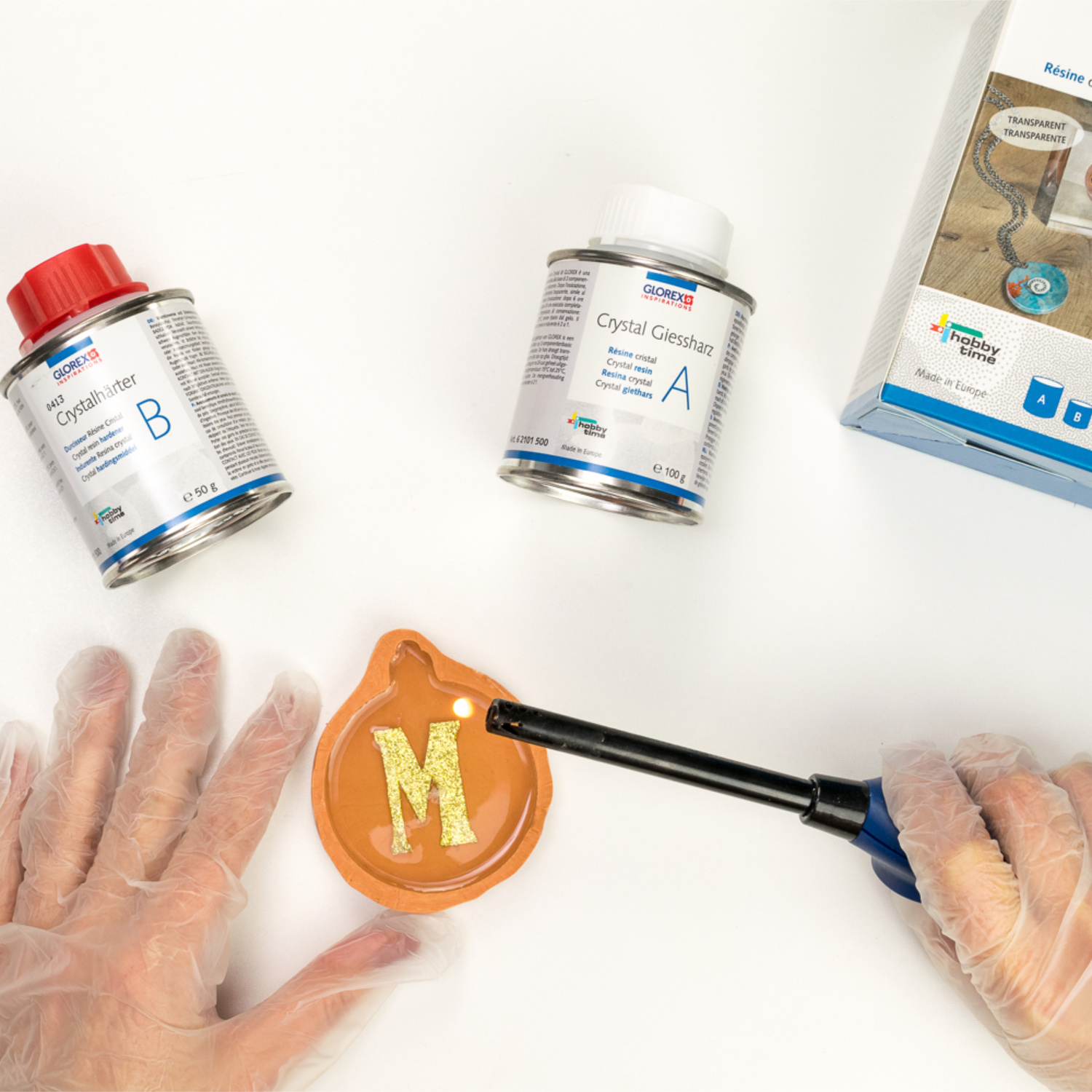 Bastelanleitung Geschenkanhänger aus Resin von idee. Creativmarkt 